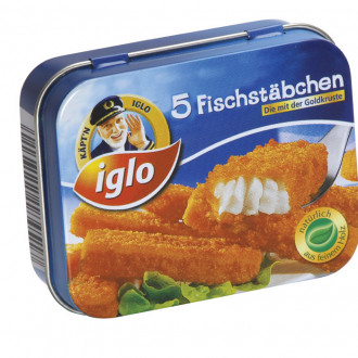 Erzi Fischstäbchen von Iglo in der Dose