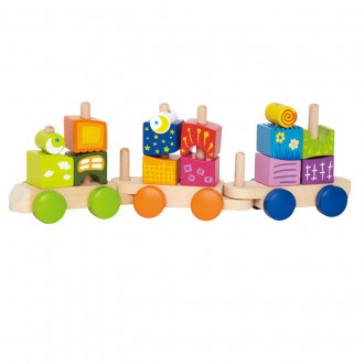 Hape Treno a blocchetti Fantasia - E0417