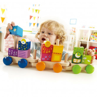 Hape Treno a blocchetti Fantasia - E0417
