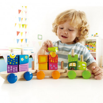 Hape Treno a blocchetti Fantasia - E0417