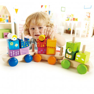 Hape Treno a blocchetti Fantasia - E0417