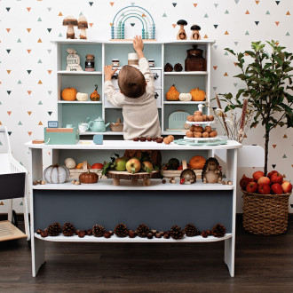 Roba Kaufladen Macaron mint-weiss