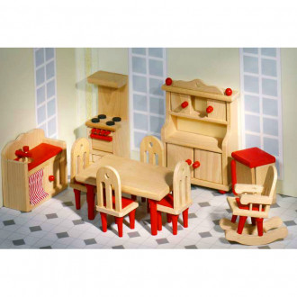 Goki Dollhouse Furniture, Kitchen 51951