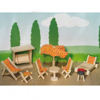 Goki Doll's furniture, Garden 51913