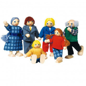 Goki Poupées articulées - La famille citadine