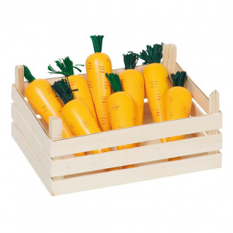 Goki carote con scatola di legno