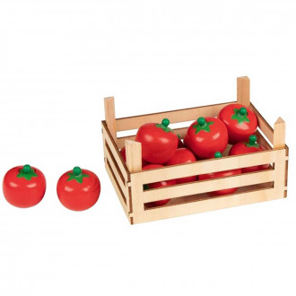 Goki pomodori con scatola di legno
