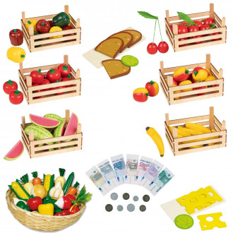 Goki set di accessori per negozio e cucina per bambini