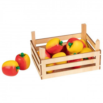 Goki mele con scatola di legno