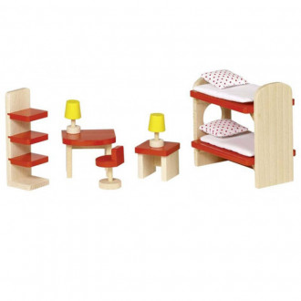Goki Puppenhausmöbel Kinderzimmer Basic