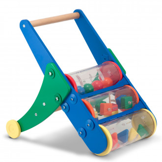 Melissa & Doug Giocattolo a Spinta con Sonaglio che Gira