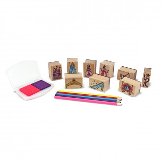 Melissa & Doug 12418 SET DI TIMBRI "PRINCIPESSA"