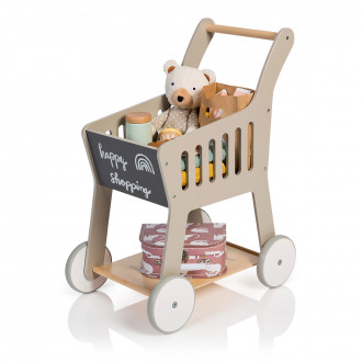 MUSTERKIND® Rubus shopping trolley - warm gray / natural