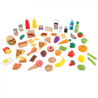 KidKraft Set de comida de juguete de 65 piezas