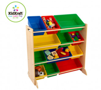 KidKraft Aufbewahrungssystem in Primärfarben