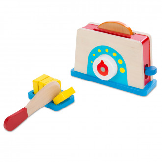 Melissa & Doug Bread and butter toaster set