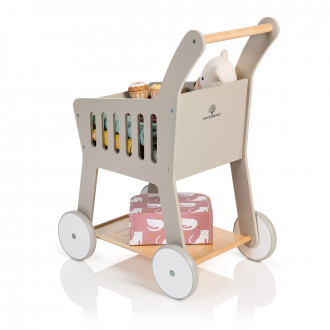 MUSTERKIND® Rubus shopping trolley - warm gray / natural