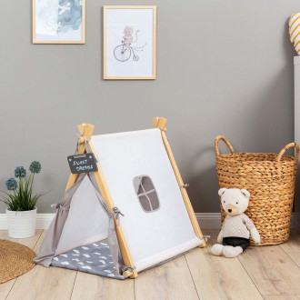 MUSTERKIND® Puppen-Tipi Barlia natur/weiß