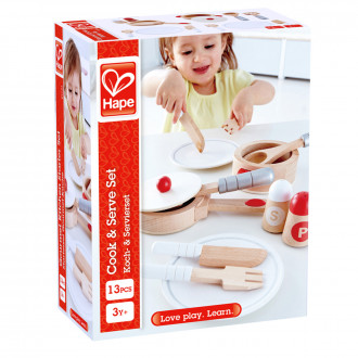 Hape E3150 Set de chef de cuisine gastronomique