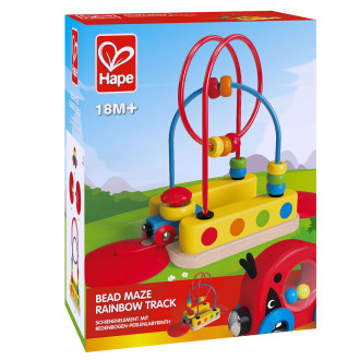 Hape Percorso Labirinto di perline arcobaleno
