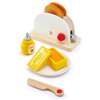 Hape Pop-up Toaster-Set weiss