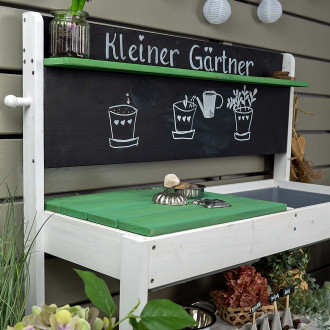 Meppi Matschküche Kleiner Gärtner weiss / grün