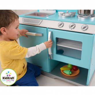KidKraft Kochherd aus Omas Zeiten, blau