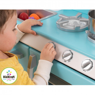 KidKraft Kochherd aus Omas Zeiten, blau