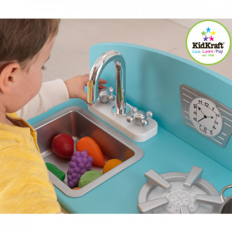 KidKraft Kochherd aus Omas Zeiten, blau