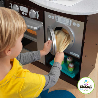 KidKraft 53302 Eck-Kinderküche Espresso
