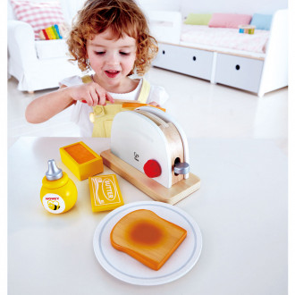Hape Pop-up Toaster-Set weiss