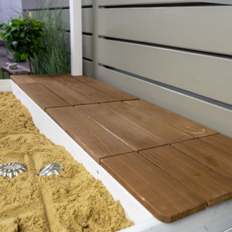 Meppi Sandkasten Travemünde weiss / braun