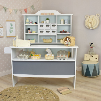 Roba Kaufladen Macaron mint-weiss