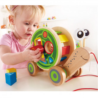 Hape Nachziehtier Schnecke E0349