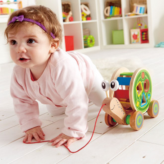 Hape Nachziehtier Schnecke E0349