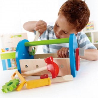 Hape Werkzeugkasten E3001 mit Zubehör
