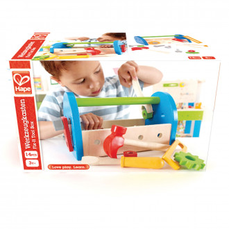 Hape Werkzeugkasten E3001 mit Zubehör