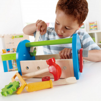 Hape Werkzeugkasten E3001 mit Zubehör
