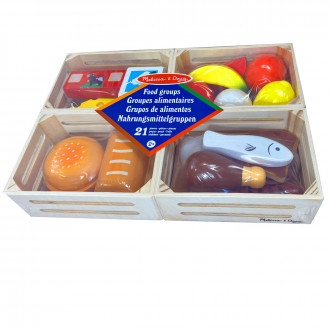 Melissa & Doug 10271 Lebensmittel-Set aus Holz