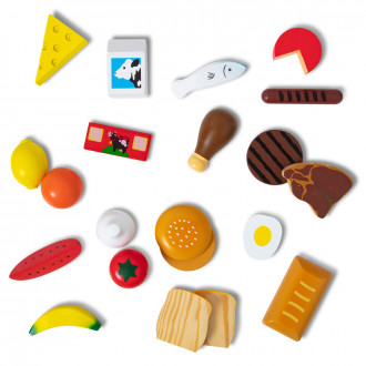 Melissa & Doug 10271 Lebensmittel-Set aus Holz