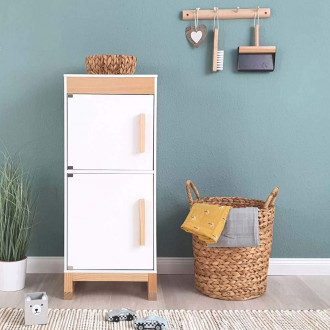 MUSTERKIND®  MUSTERKIND® Kühlschrank FICUS weiß / natur- AUS RETOURE (2)