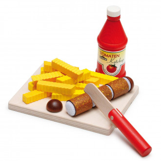 Erzi Schneideset Currywurst