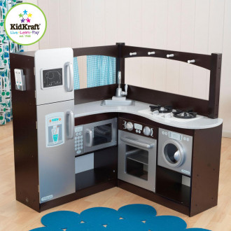 KidKraft 53302 Eck-Kinderküche Espresso