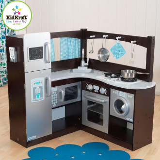 KidKraft 53302 Eck-Kinderküche Espresso