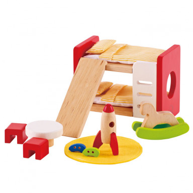 Hape Puppenhausmöbel Kinderzimmer