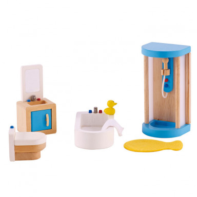 Hape Puppenhausmöbel  Badezimmer