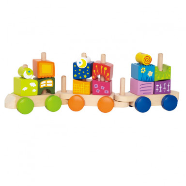 Hape Fantasie-Bausteine Eisenbahn