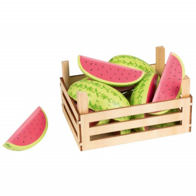 Goki Melonen in Obstkiste