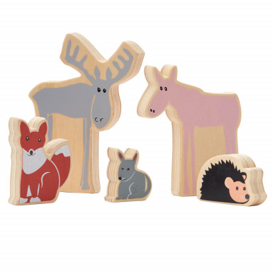 Kids Concept Waldtiere aus Holz, Edvin