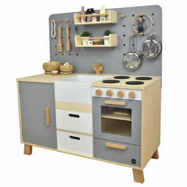 Meppi Cocina infantil Copenhagen, gris